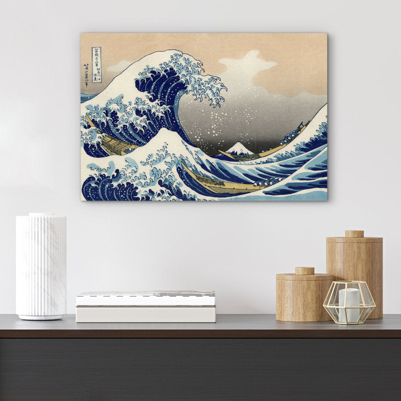 The Great Wave Off Kanagawa - Iconic Oil Painting