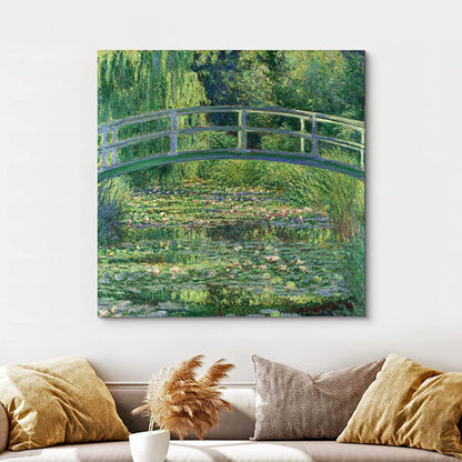 Claude Monet Water Lily Pond Oil Painting - Impressionist Art for Home Decor