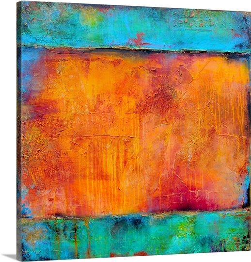 Vibrant Abstract Landscape: A Journey Through Colorful Expressions
