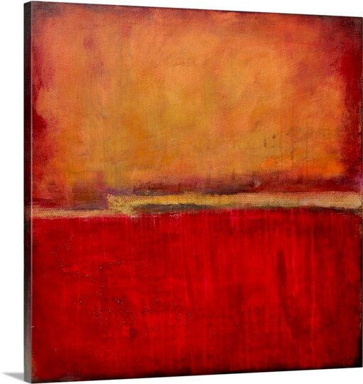 Vibrant Abstract Landscape Under the Tuscan Sun - Erin Ashley Oil Painting