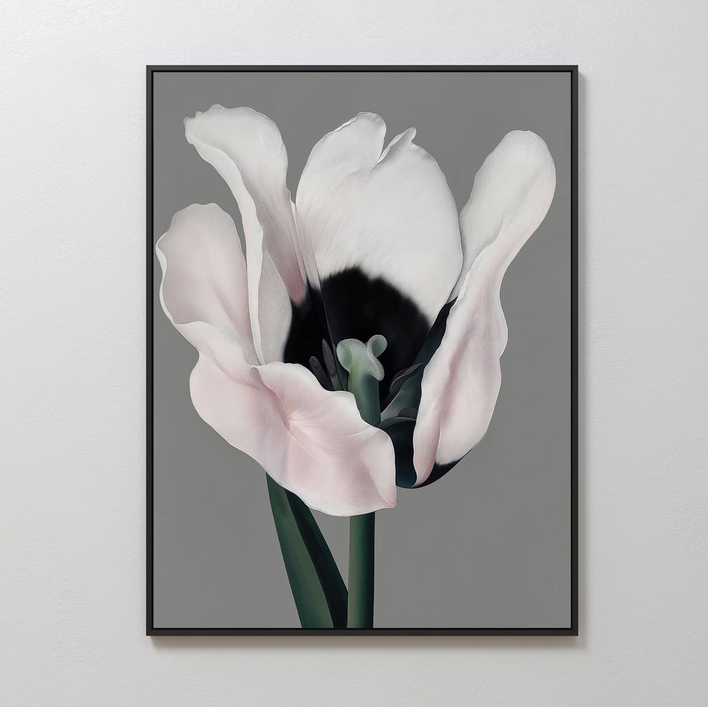 Elegant Floral Abstract Oil Painting for Modern Home Decor