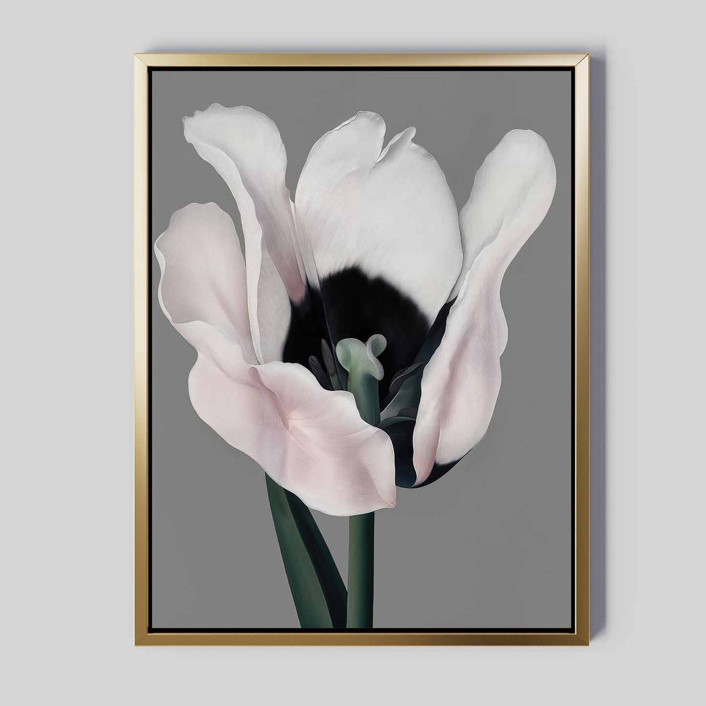 Elegant Floral Abstract Oil Painting for Modern Home Decor