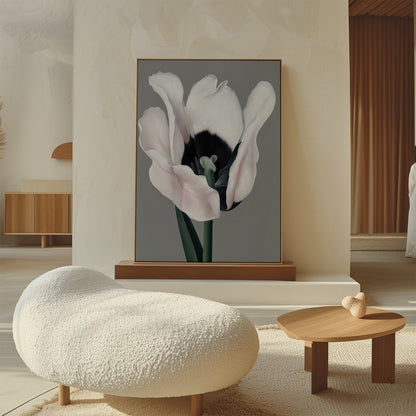 Elegant Floral Abstract Oil Painting for Modern Home Decor