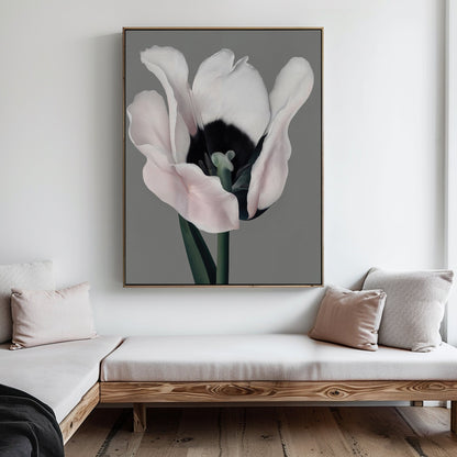 Elegant Floral Abstract Oil Painting for Modern Home Decor