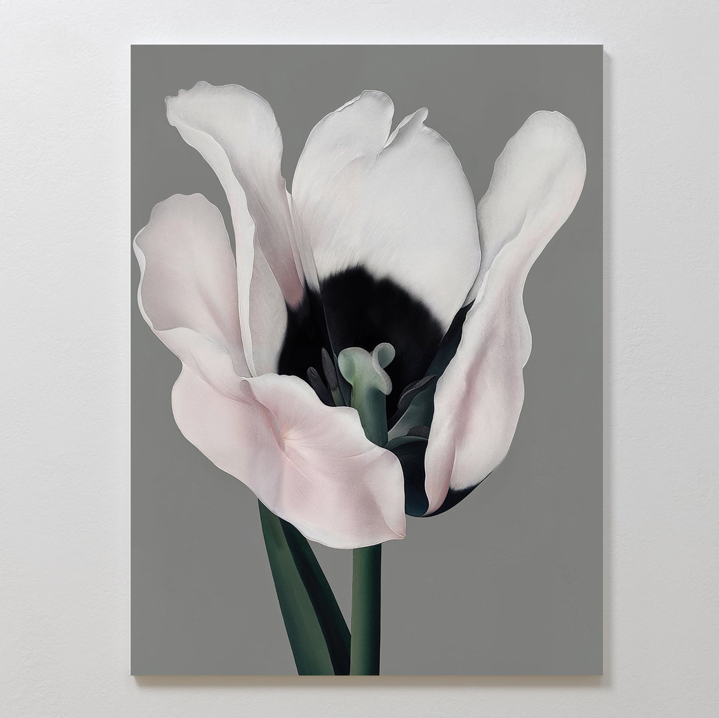 Elegant Floral Abstract Oil Painting for Modern Home Decor