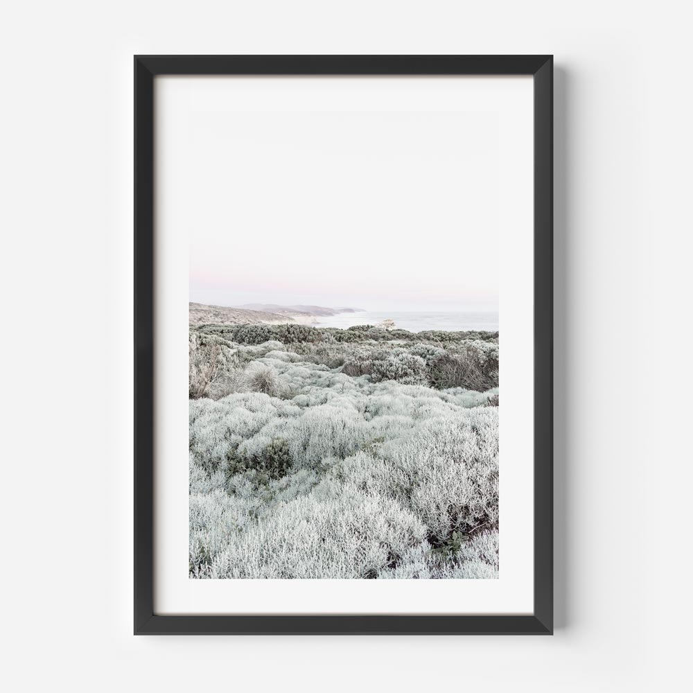 Serene Coastal Landscape Oil Painting - Nature's Tranquil Beauty for Your Home Decor