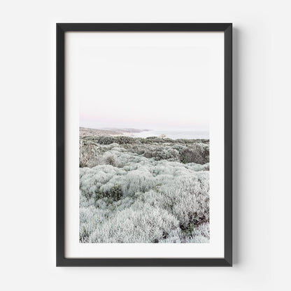 Serene Coastal Landscape Oil Painting - Nature's Tranquil Beauty for Your Home Decor