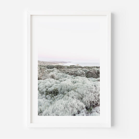 Serene Coastal Landscape Oil Painting - Nature's Tranquil Beauty for Your Home Decor
