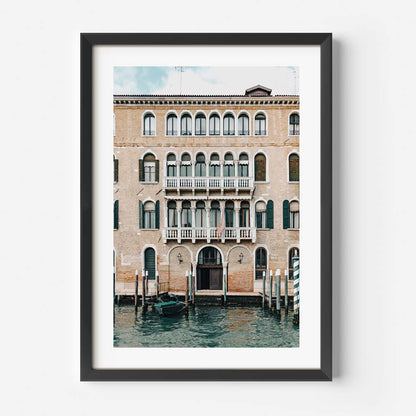 Tranquil Venetian Scene with Elegant Architecture and Serene Waters