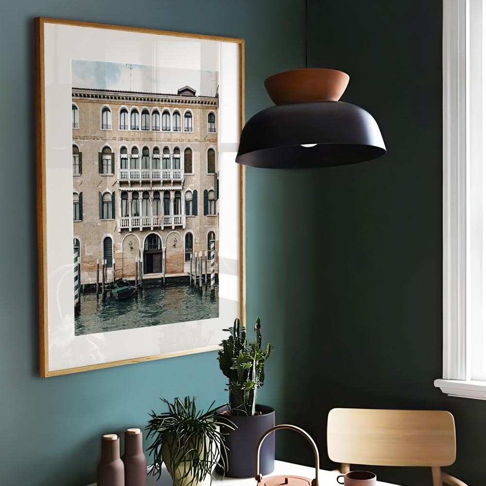 Tranquil Venetian Scene with Elegant Architecture and Serene Waters