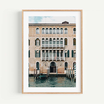 Tranquil Venetian Scene with Elegant Architecture and Serene Waters