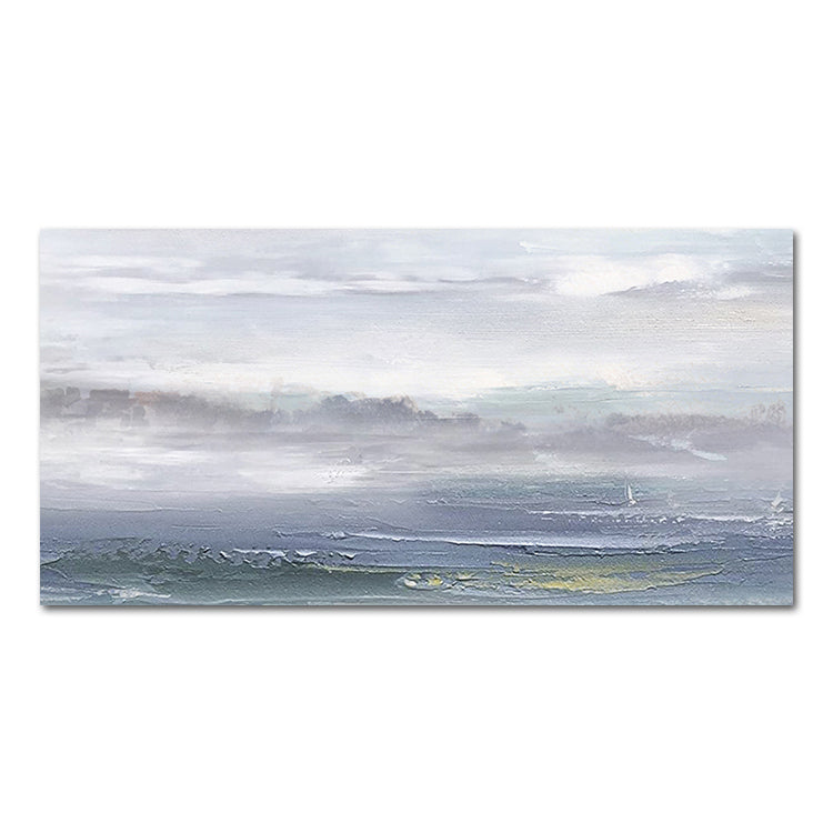 Serene Ocean Waves: Embrace the Beauty of Nature in Oil Painting