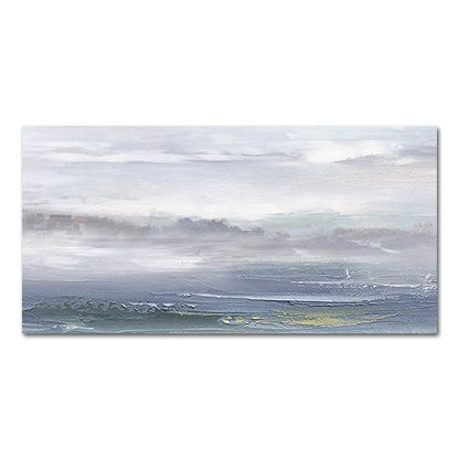 Serene Ocean Waves: Embrace the Beauty of Nature in Oil Painting