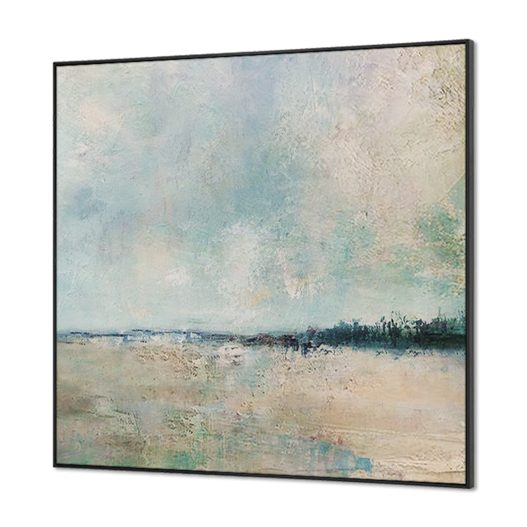 Serene Landscape Oil Painting for Tranquil Home Decor