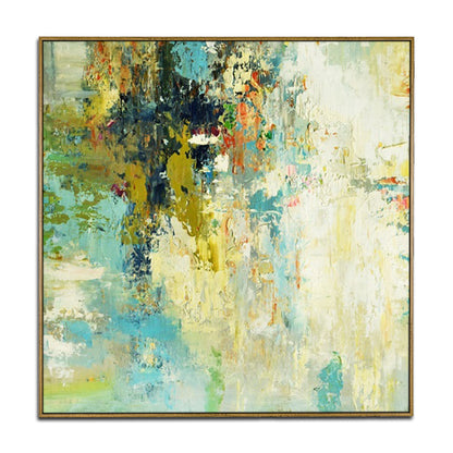 Vibrant Abstract Oil Painting for Modern Home Decor and Artistic Inspiration