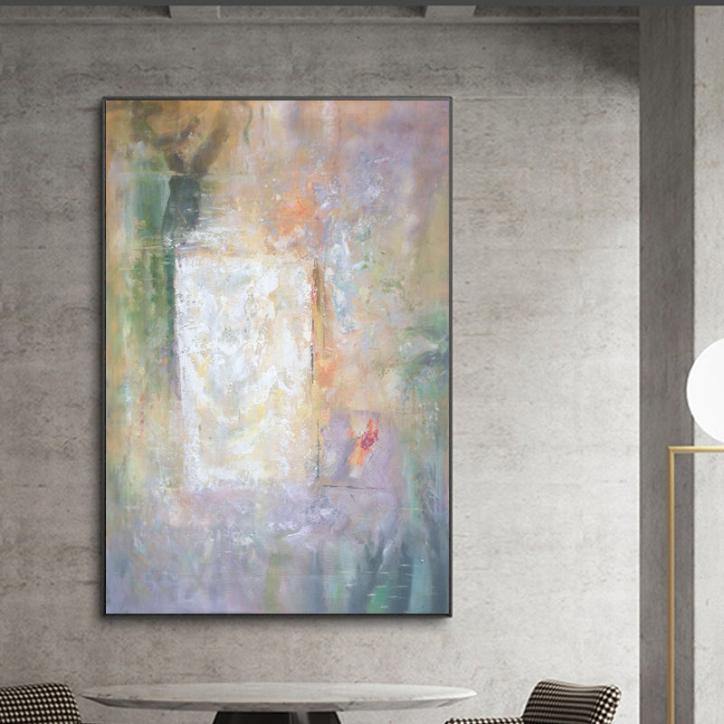 Sublime Abstract Oil Painting for Elegant Home Decor and Modern Art Enthusiasts