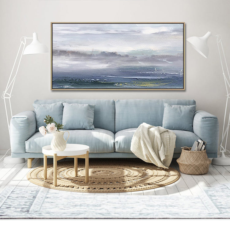 Serene Ocean Waves: Embrace the Beauty of Nature in Oil Painting