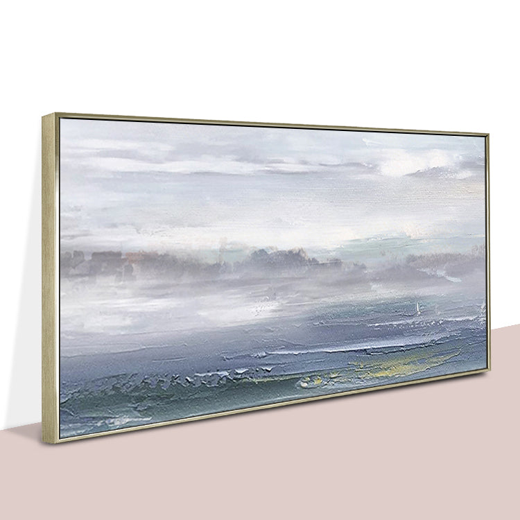 Serene Ocean Waves: Embrace the Beauty of Nature in Oil Painting