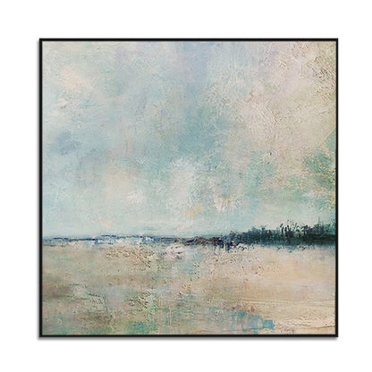 Serene Landscape Oil Painting for Tranquil Home Decor