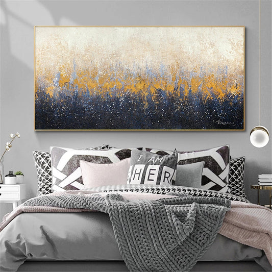 Stunning Milky Way Landscape Canvas Art for Bedroom or Living Room Décor