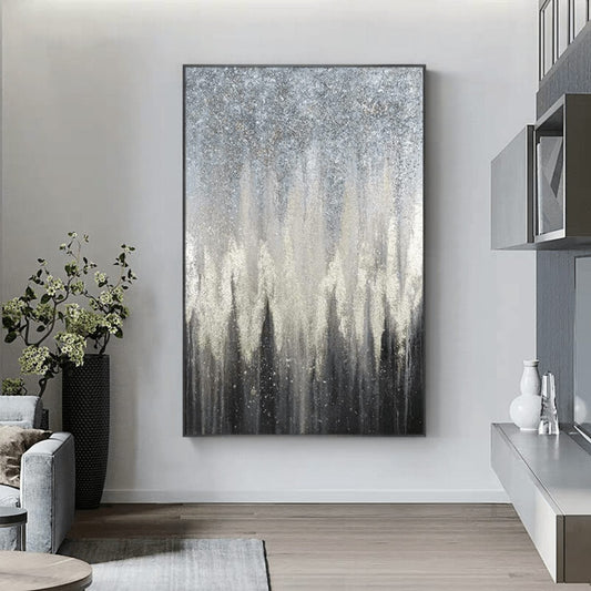 Elegant Abstract Oil Painting for Modern Home Décor