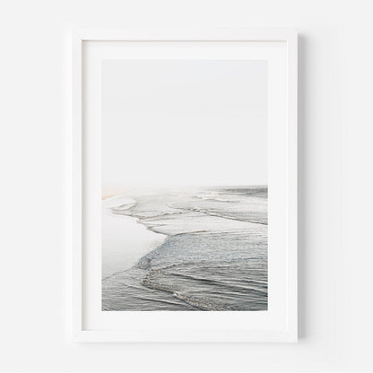 Serene Waves of Huntington Beach: Tranquil Coastal Oil Painting for Home Decor