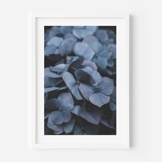 Serene Blue Hydrangeas Oil Painting for Elegant Home Decor and Floral Art Collection