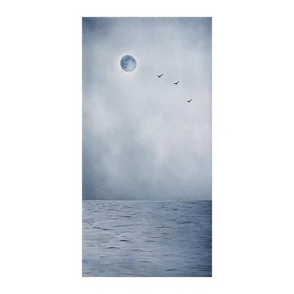 Moonlit Serenity: Captivating Ocean Dance Under Luna's Glow