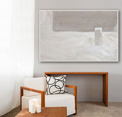 Tranquil Abstract Oil Painting for Serene Home Decor