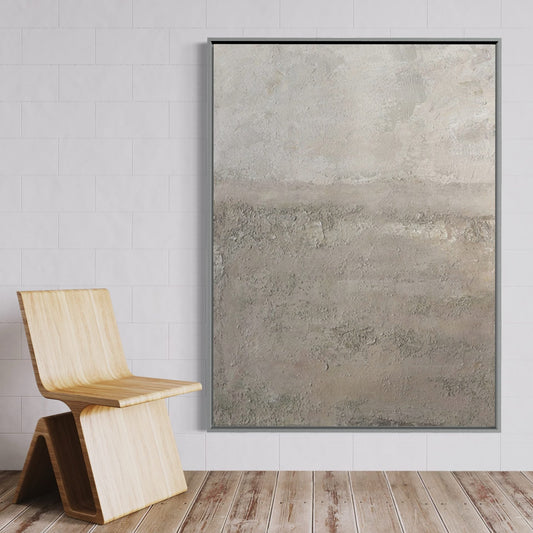Tranquil Landscape Abstract Oil Painting for Serene Home Decor