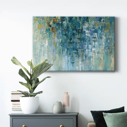 Rainy Day Serenity - Abstract Oil Painting for Cozy Home D√©cor