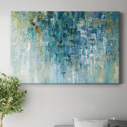 Rainy Day Serenity - Abstract Oil Painting for Cozy Home D√©cor