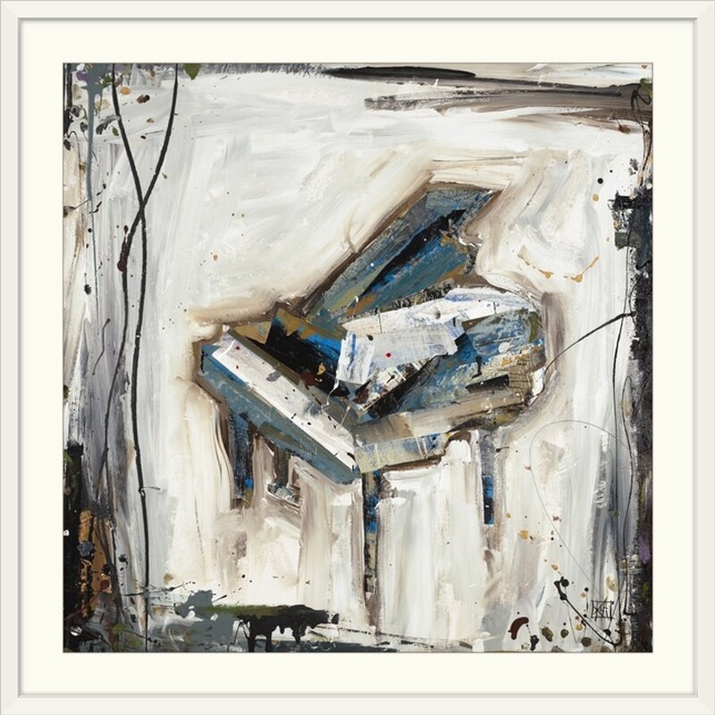 Abstract Piano Oil Painting