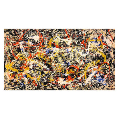 Colorful Abstract Oil Painting for Modern Home Decor