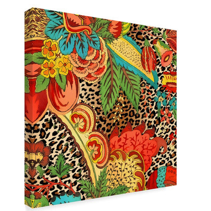 Floral Leopard Art
