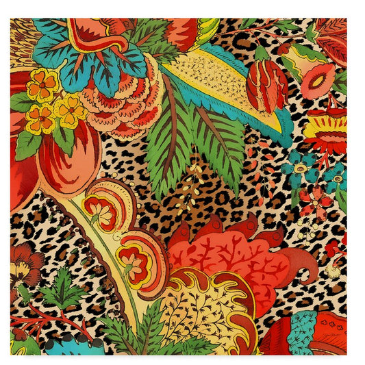 Floral Leopard Art