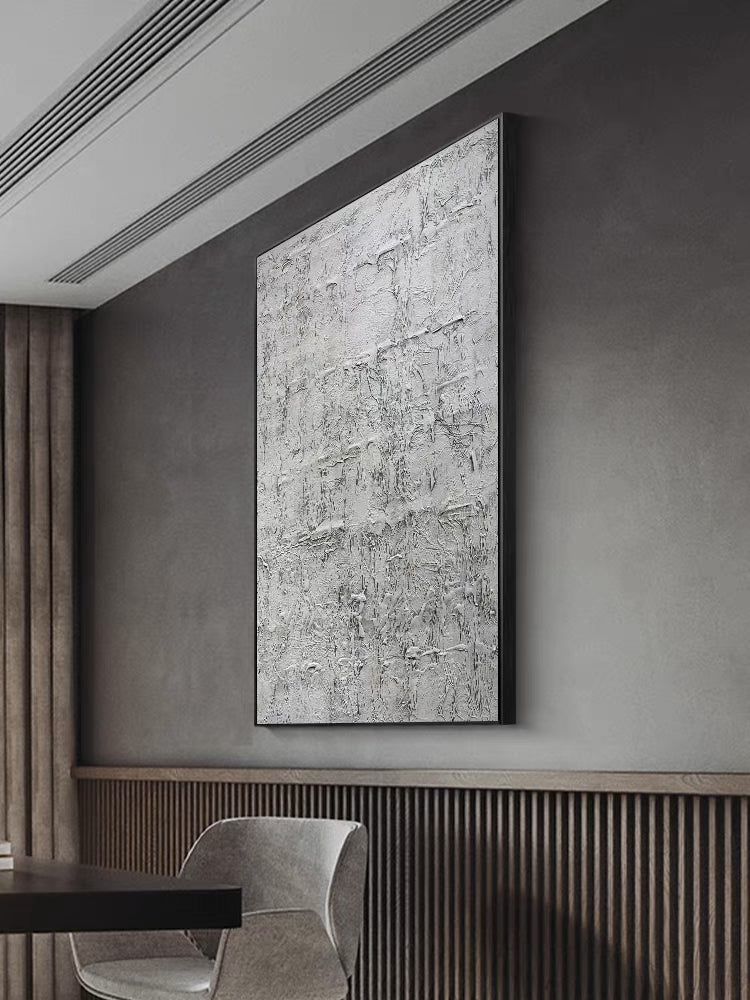 Abstract Textured Oil Painting for Contemporary Home Decor