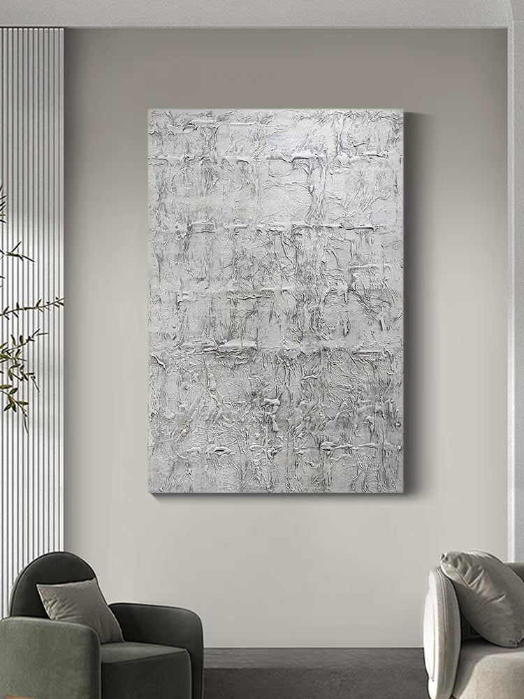 Abstract Textured Oil Painting for Contemporary Home Decor