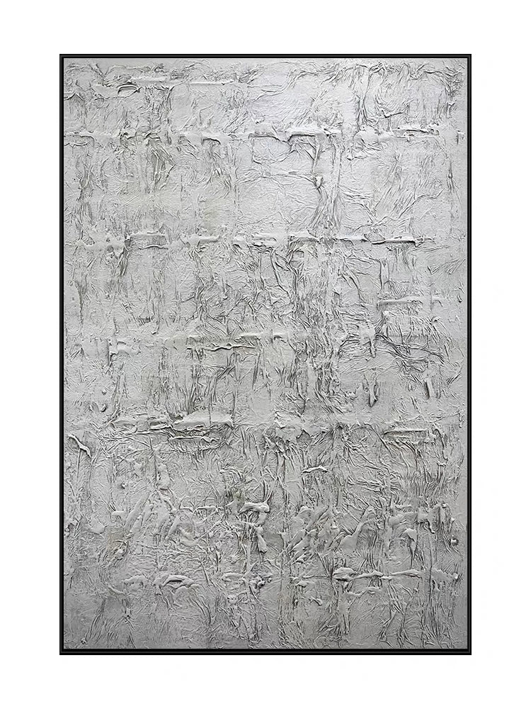 Abstract Textured Oil Painting for Contemporary Home Decor