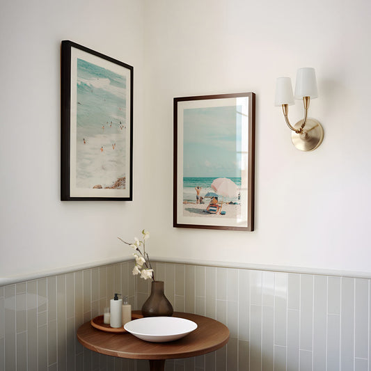 Coastal Serenity - Maroubra Bathers Oil Painting Set for Beach Inspired Decor