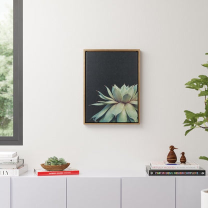 Elegant Succulent Oil Painting on Canvas for Modern Home D√©cor