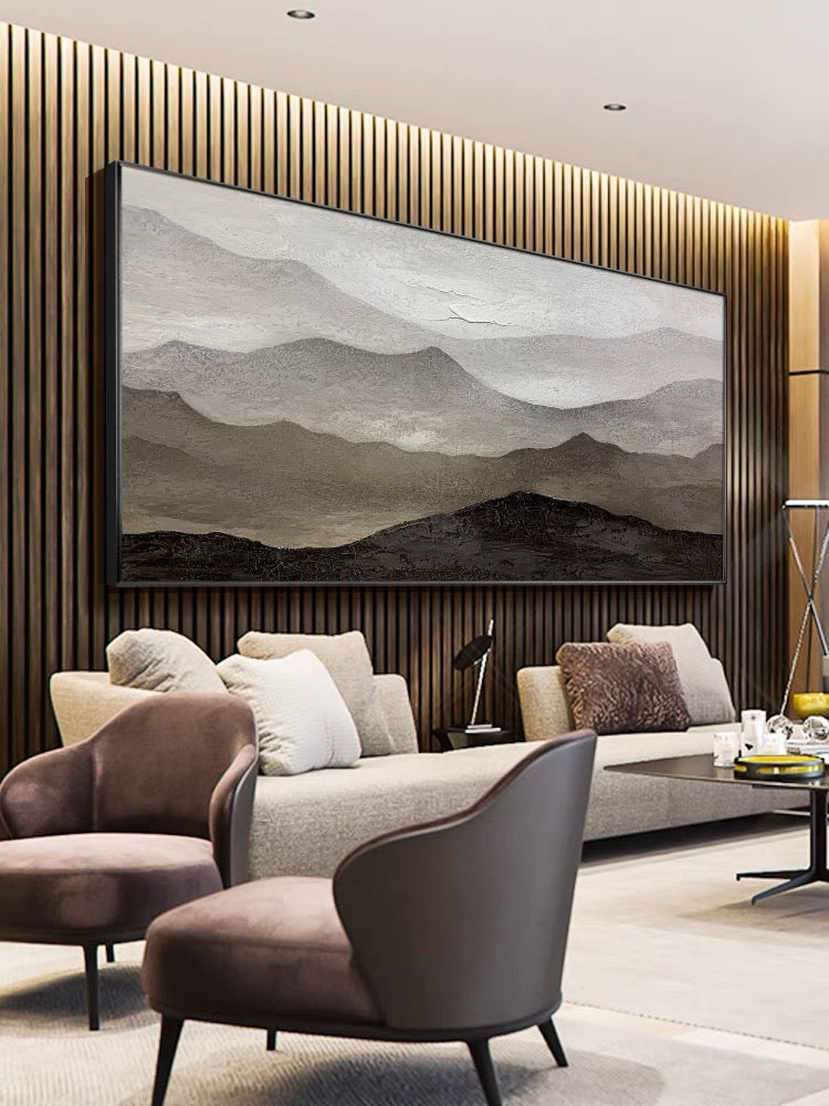 Serene Landscape Oil Painting for Tranquil Home Decor and Art Lovers