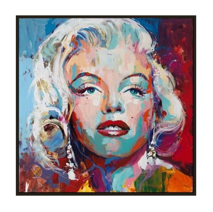 Colorful Marilyn Monroe Oil Painting for Home Decor and Art Collection