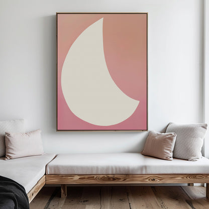 Moonlit Abstract Canvas Art - Modern Oil Painting for Contemporary Home Decor