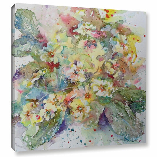 Vibrant Floral Bloom Oil Painting - Modern Contemporary Art for Home Decor