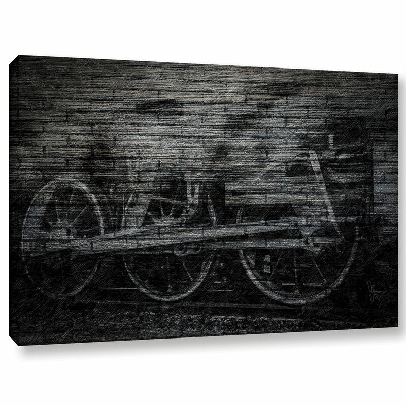 Abstract Bicycle Art - Modern Oil Painting for Contemporary Home Decor
