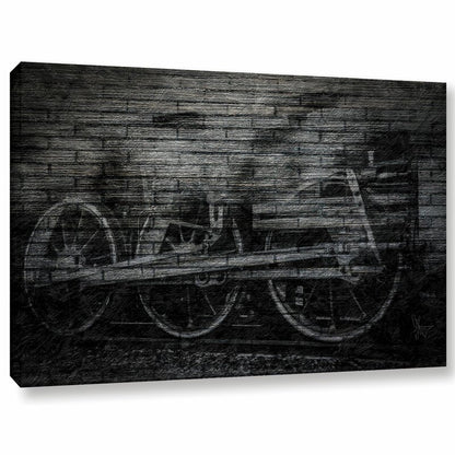 Abstract Bicycle Art - Modern Oil Painting for Contemporary Home Decor