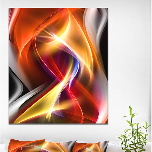 Vibrant Abstract Oil Painting in Bold Colors for Modern Decor