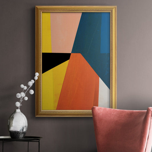 Modern Abstract Oil Painting in Premium Frame - Stylish Wall Art for Home Decor