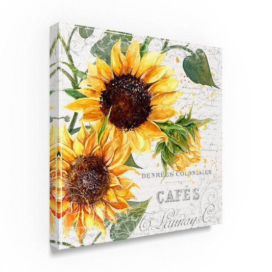 Vibrant Summertime Sunflowers Oil Painting